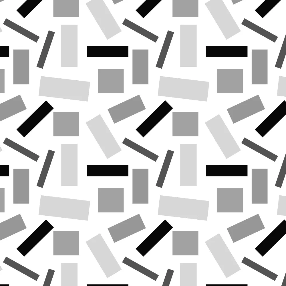Channell, Michele: Shapely Black White Geometric