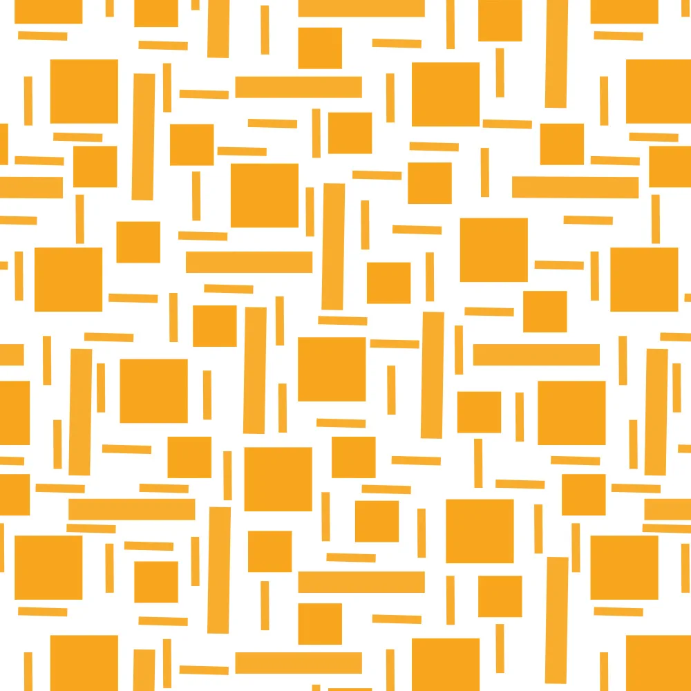 Channell, Michele: Shapely#2 Résumé géométrique orange