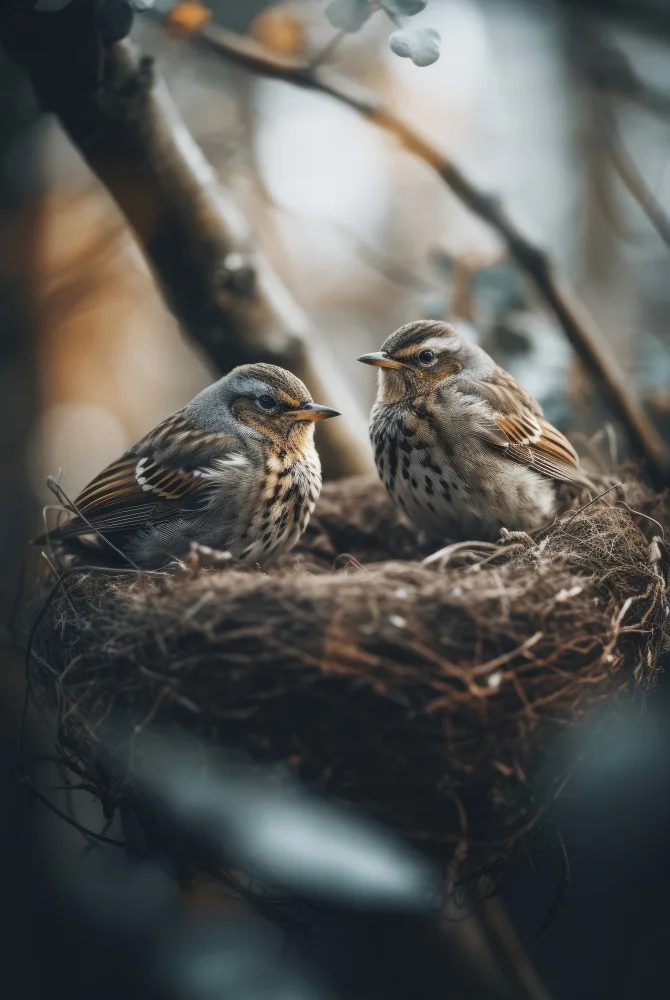 Treechild: Birds In Nest No 2