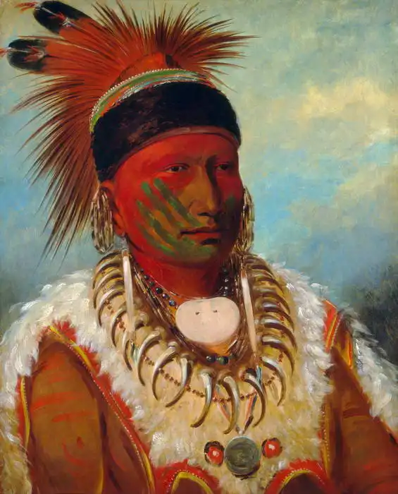 Catlin, George: The White Cloud, Chief of Iowa