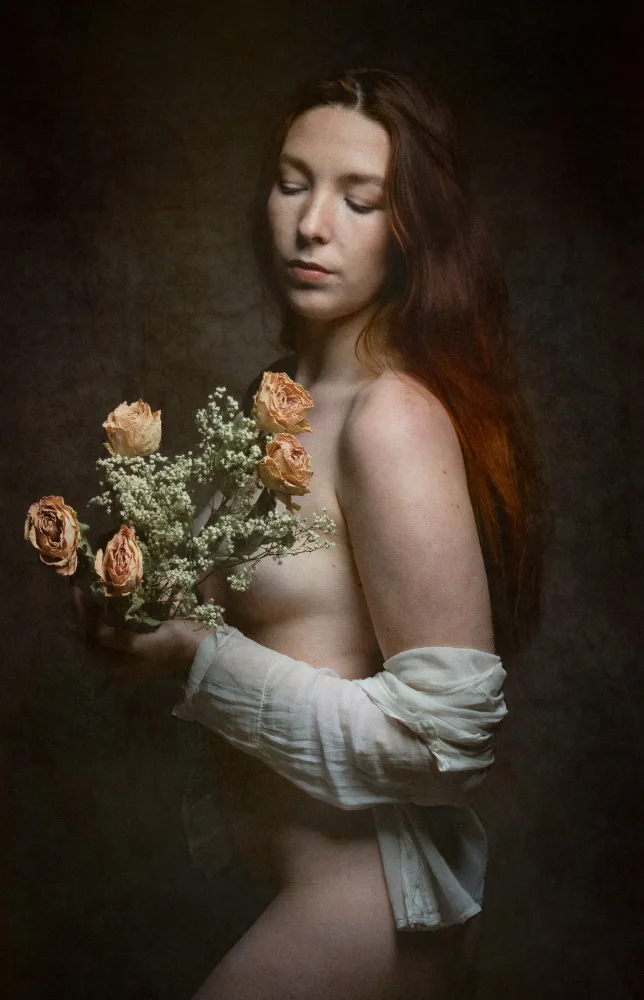 Kurz, Christian: das Mädchen mit dem Blumenstraus