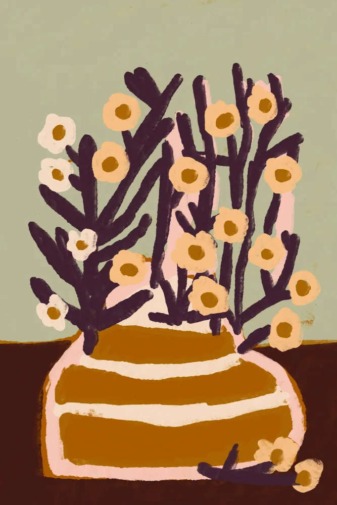 Treechild: Impression de fleurs pastel n°6