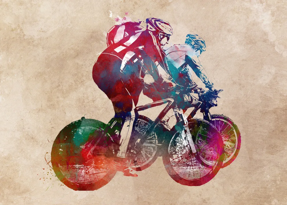 Jaszke, Justyna: Cycling sport art 5