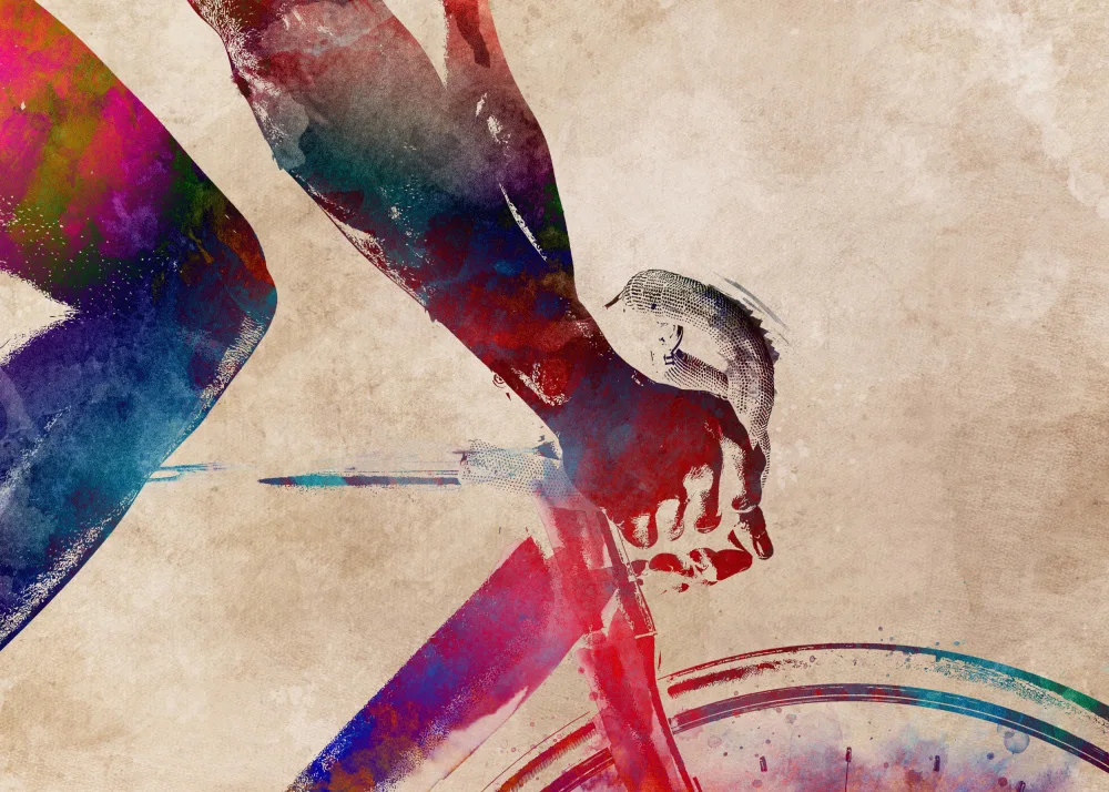Jaszke, Justyna: Arte deportivo de ciclismo 21.
