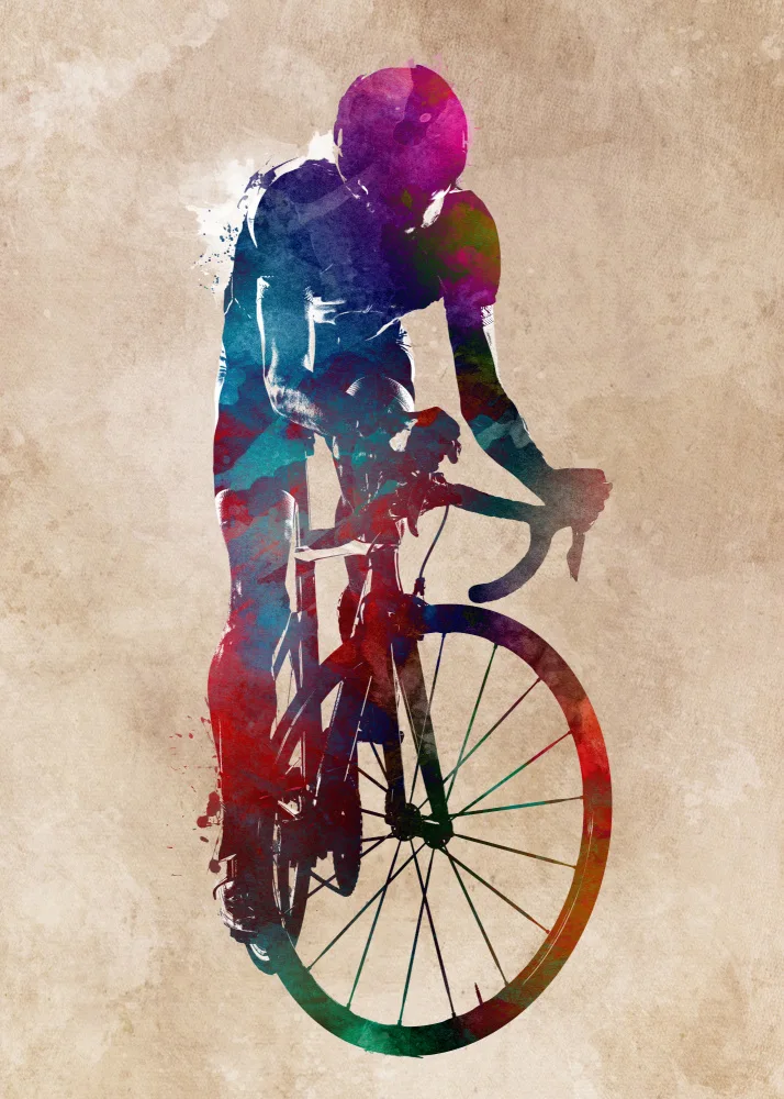 Jaszke, Justyna: Cycling sport art 22