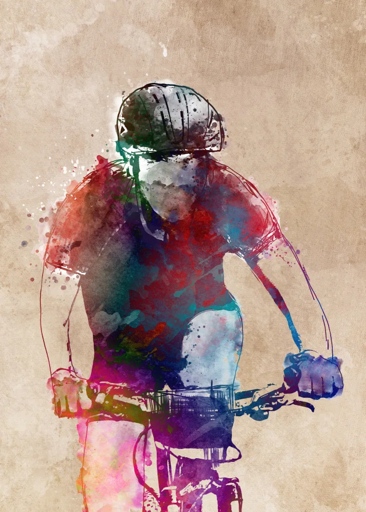 Jaszke, Justyna: Cycling sport art 24