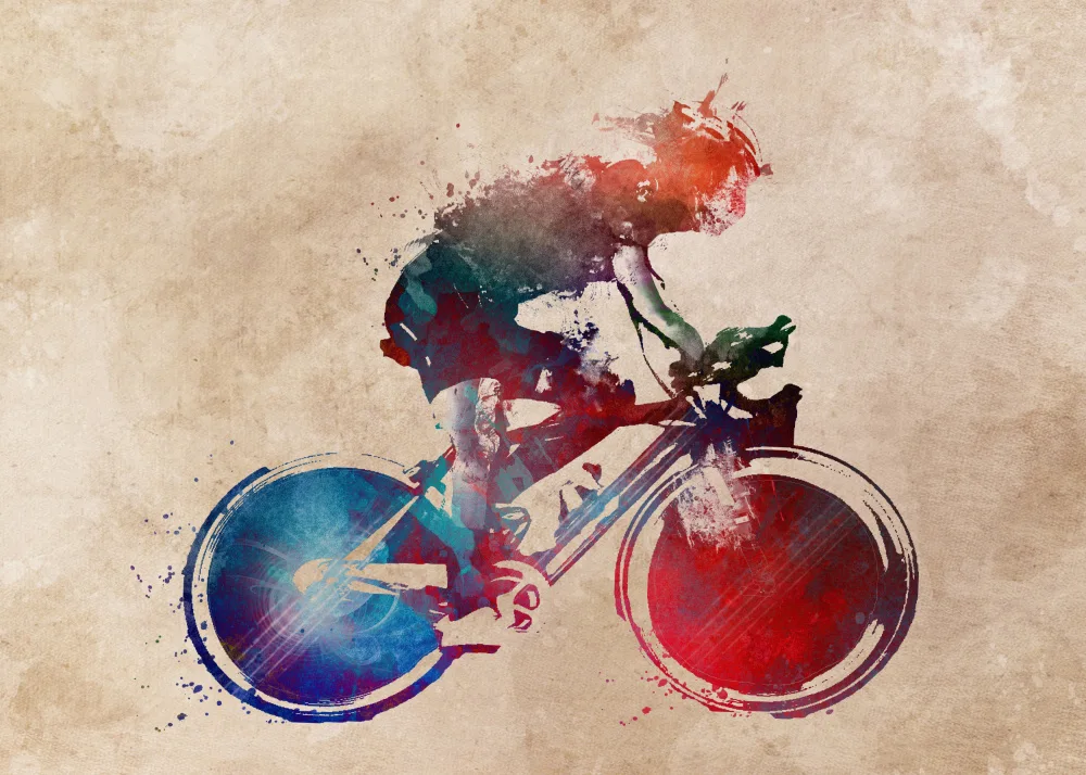 Jaszke, Justyna: Cycling sport art 38
