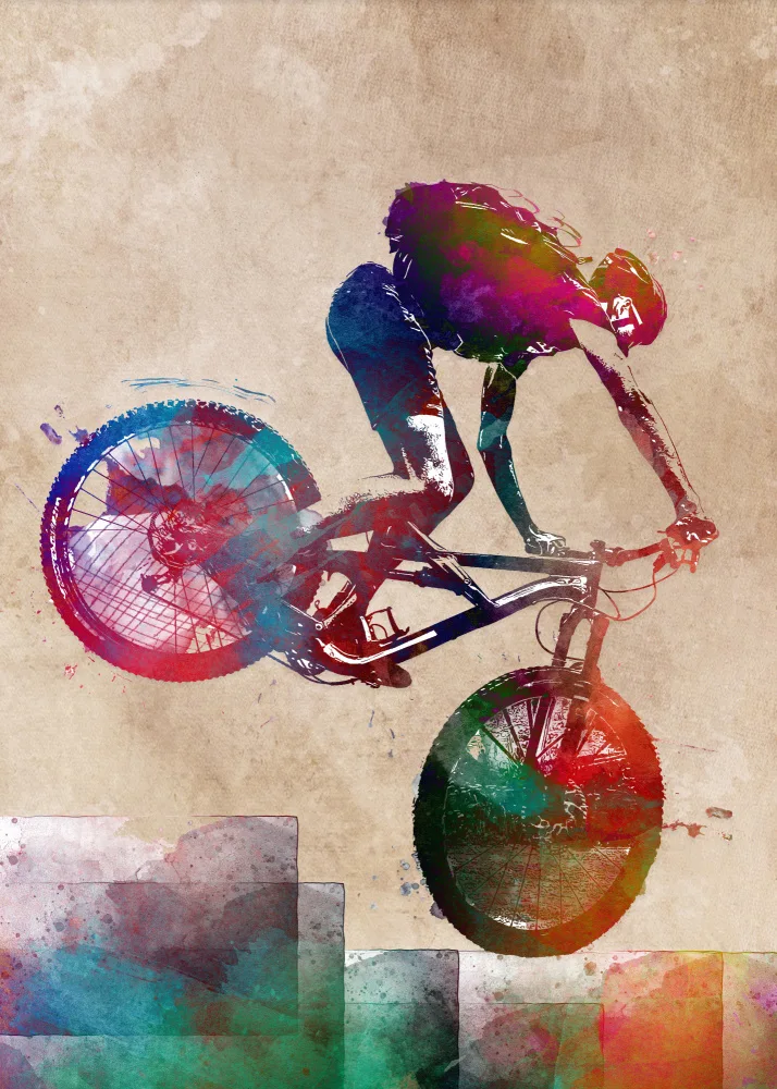 Jaszke, Justyna: Cycling sport art 45