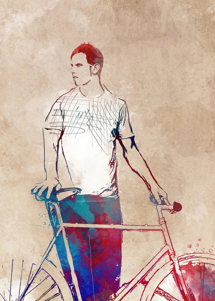 Jaszke, Justyna: Cycling sport art 48