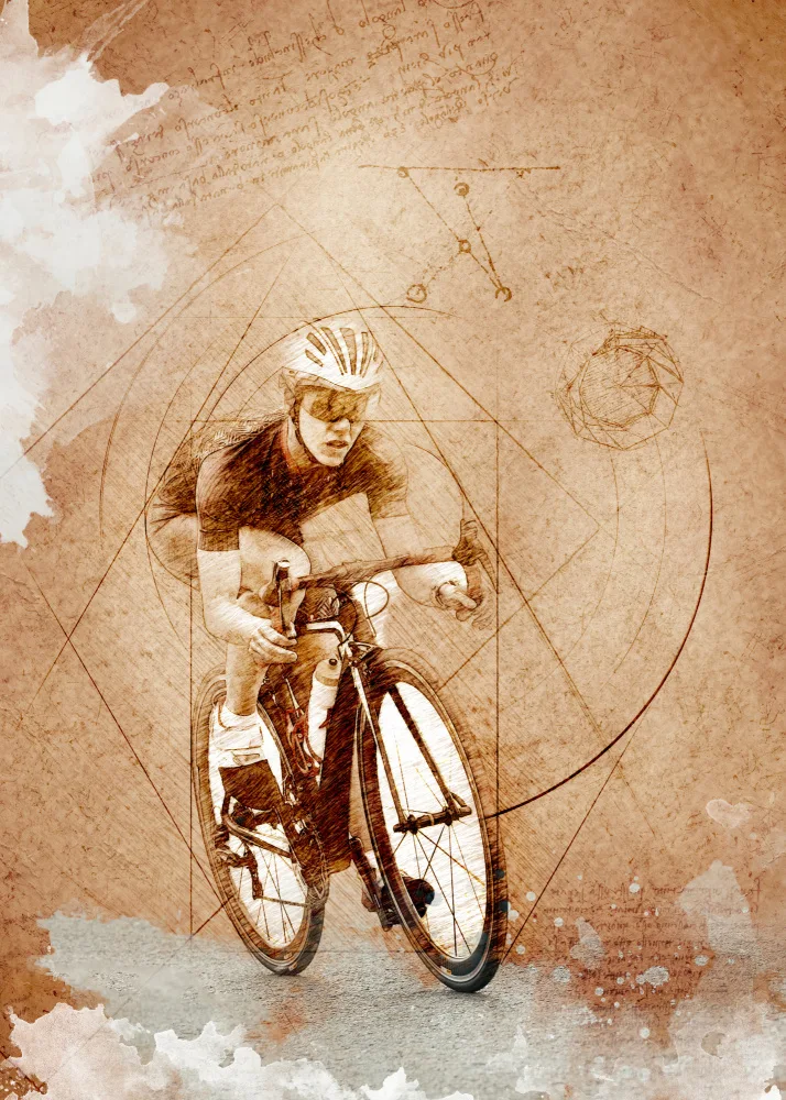 Jaszke, Justyna: Cycling sport art 49