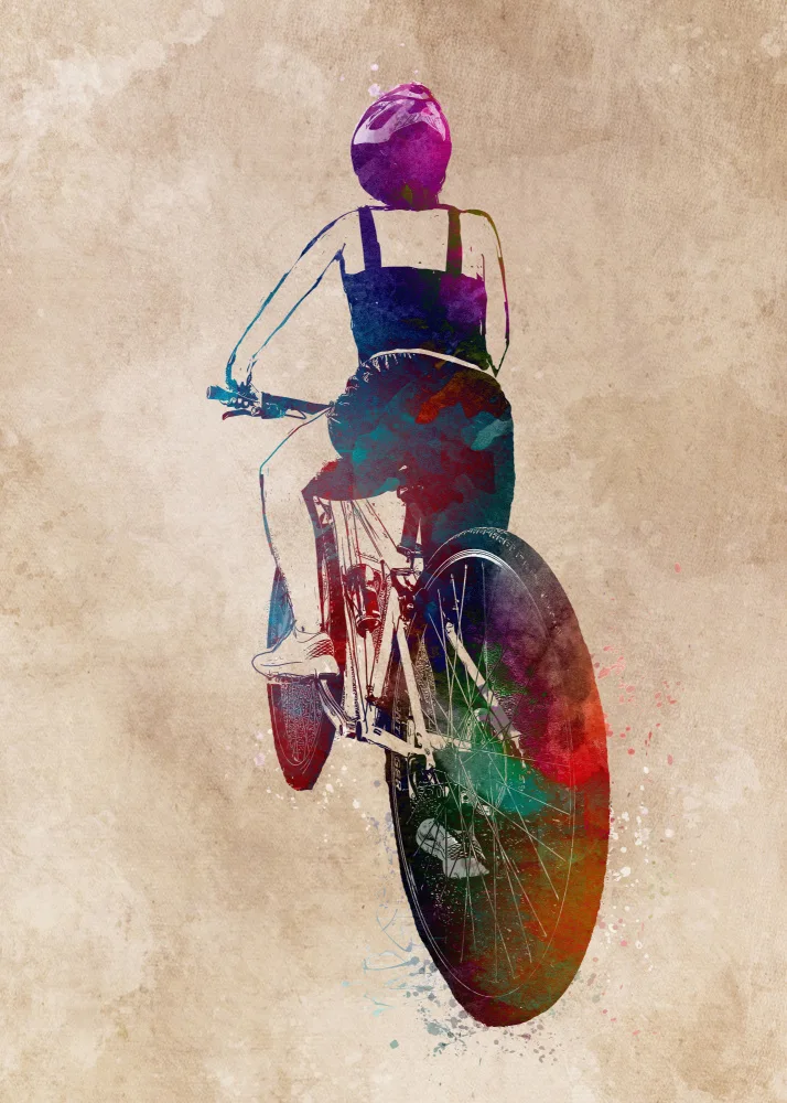 Jaszke, Justyna: Cycling sport art 51