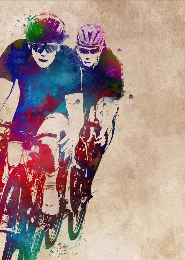 Jaszke, Justyna: Bikers  sport art 53