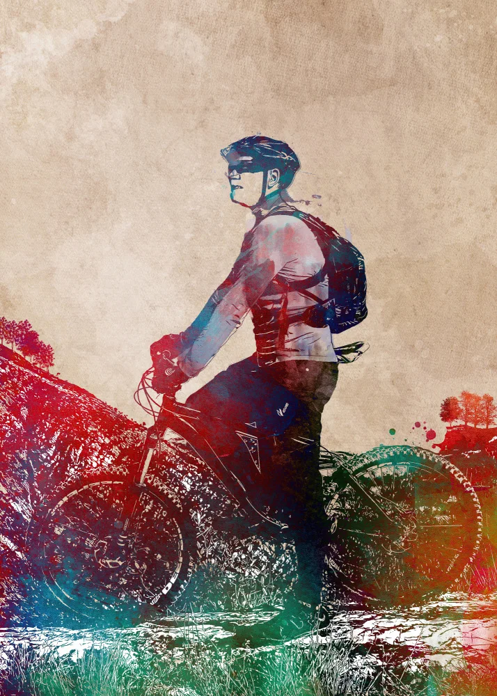 Jaszke, Justyna: Cycling sport art 56