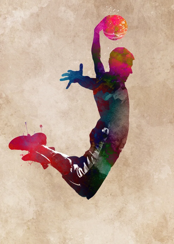 Jaszke, Justyna: Basketball Sport Art 1
