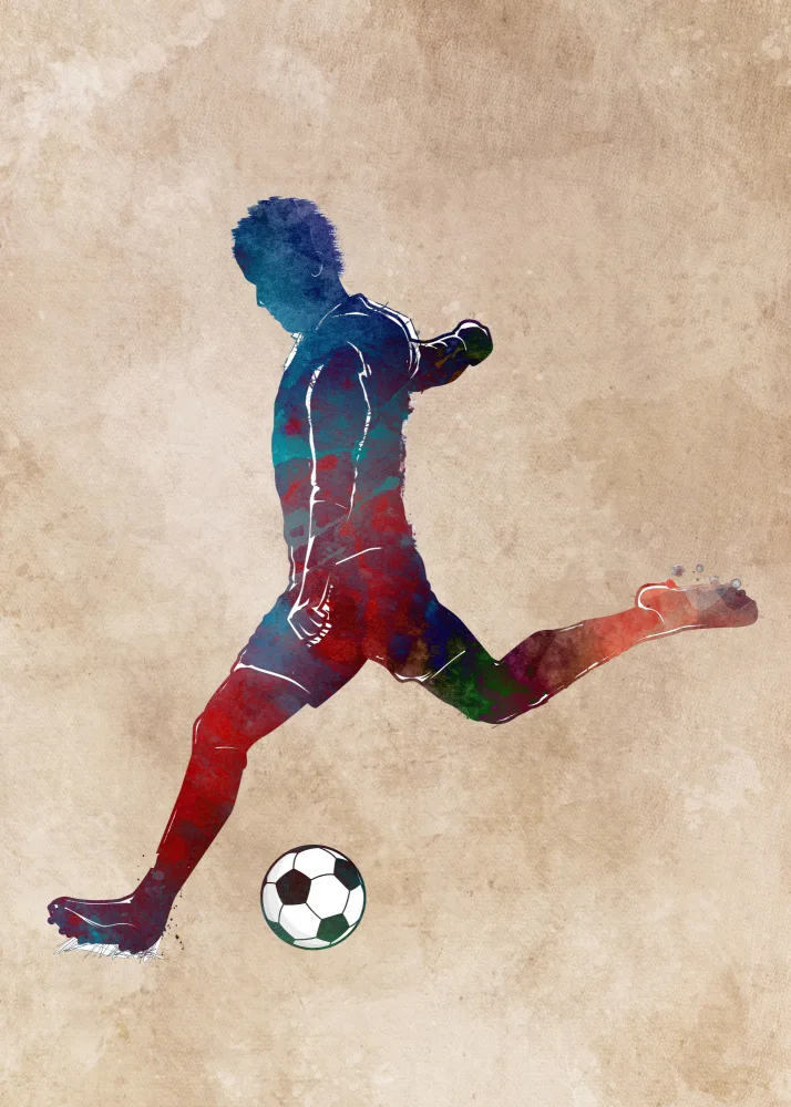 Jaszke, Justyna: Football Soccer Sport Art 10