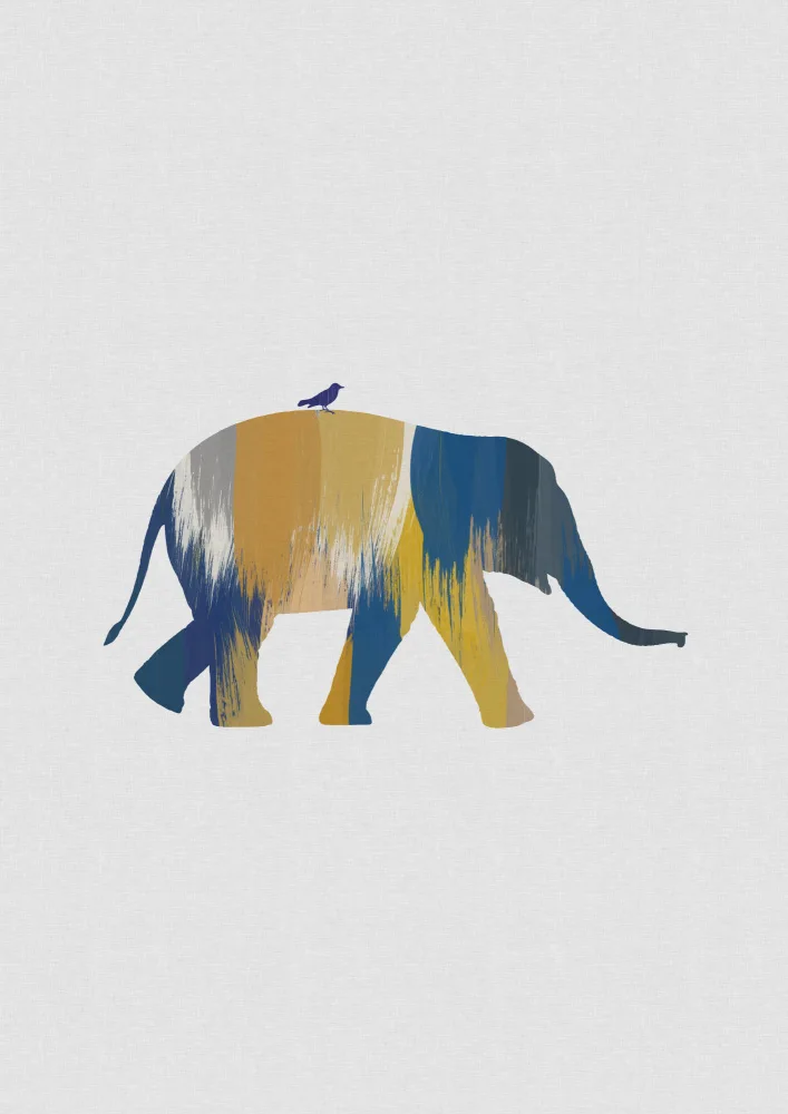Studio, Orara: Blue & Yellow Elephant