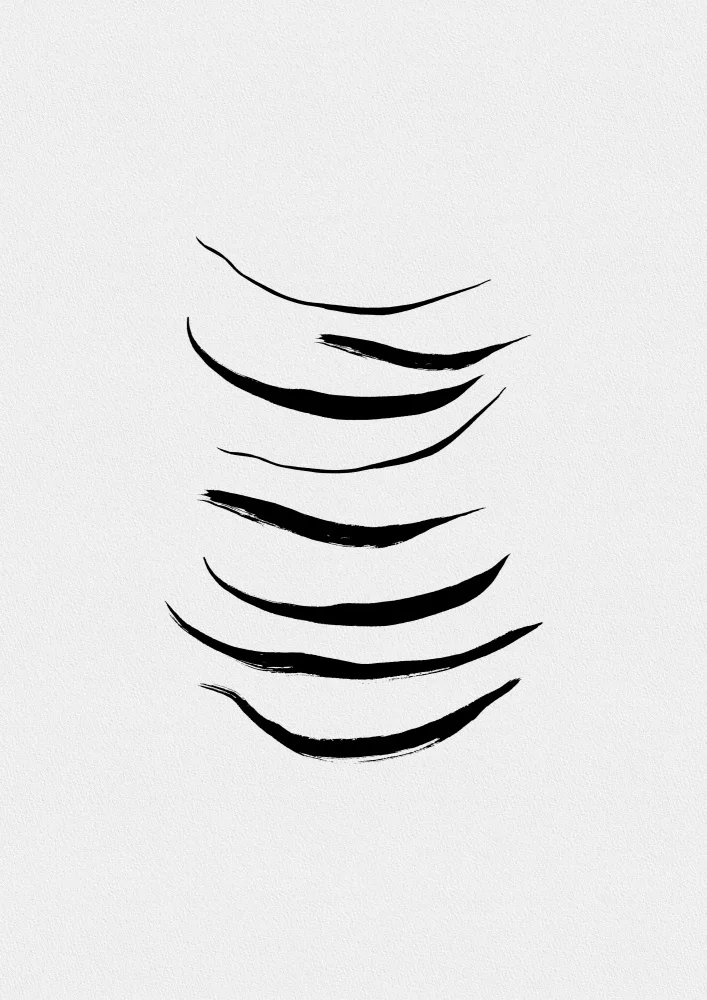 Studio, Orara: Minimalist Black Painting