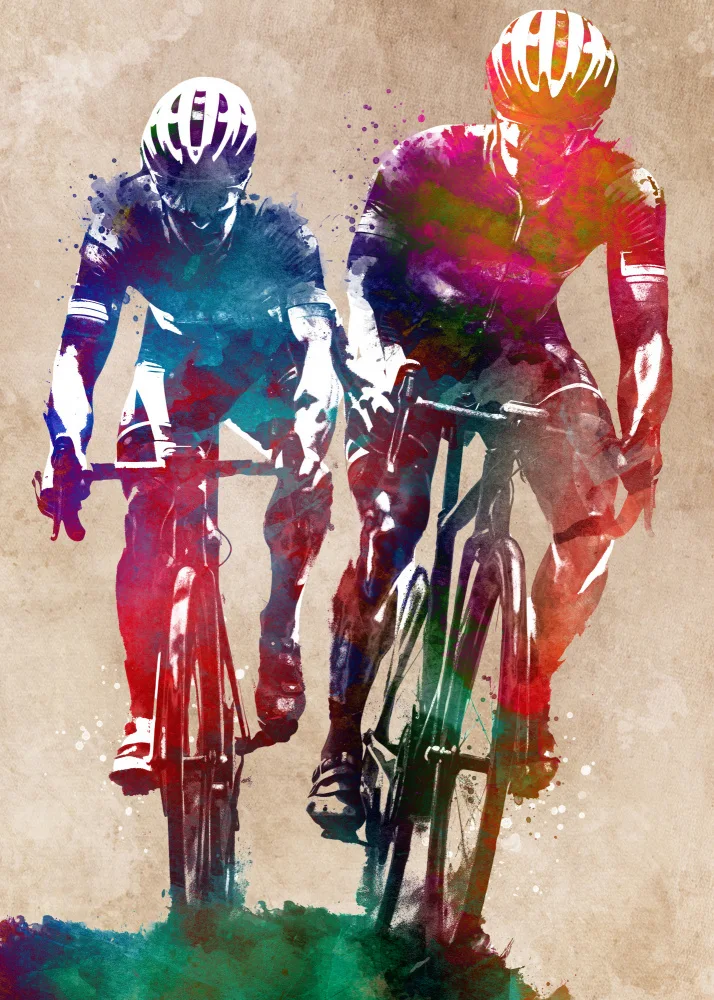 Jaszke, Justyna: Two cyclers sport art