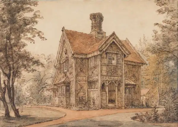 Hunt, William Henry: A Lodge at Cassiobury