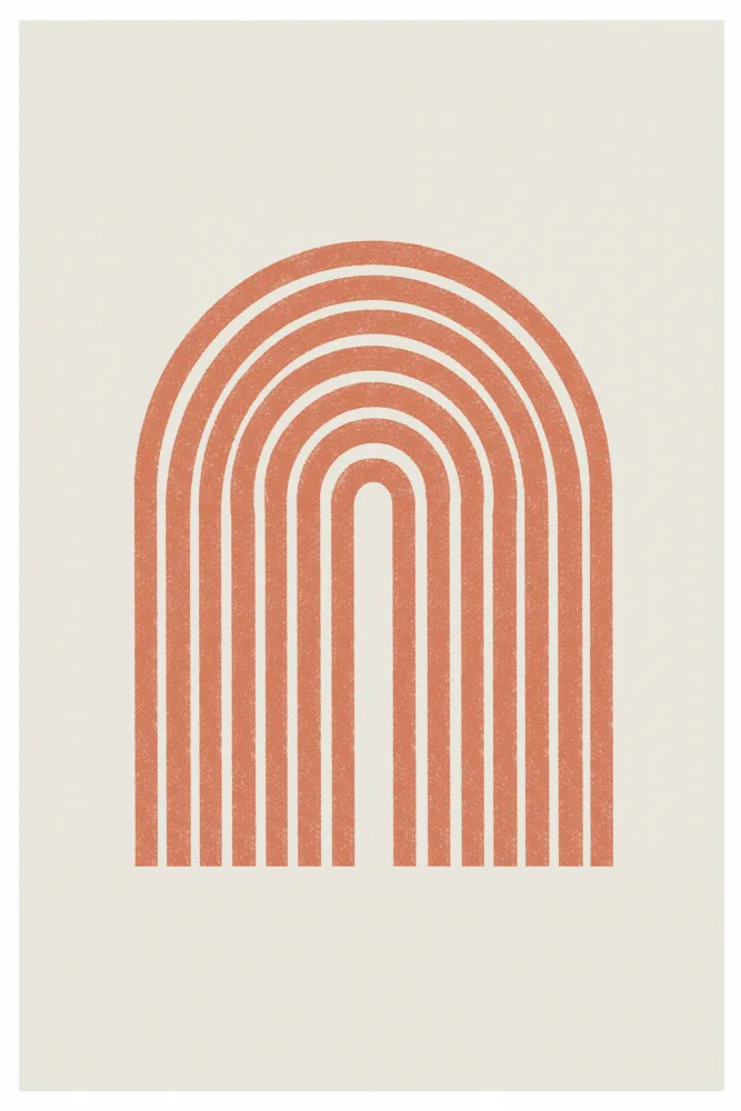 Studio, Miuus The: Orange Minimalist Arch