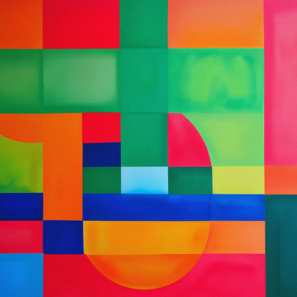 Studio, Miuus The: Modern Vibrant Painting No.8