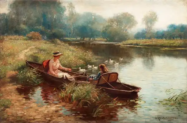 Blacklock, William Kay: Backwater on the Ouse