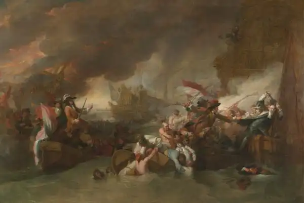 West, Benjamin: The Battle of La Hogue