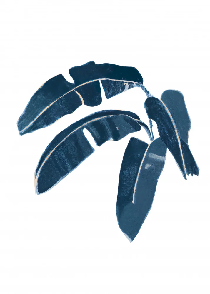 Takken, Merel: Palmier Indigo Blanc