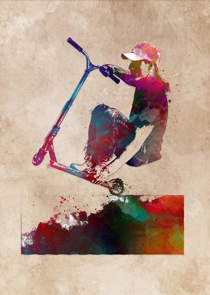 Jaszke, Justyna: Scooter sport art
