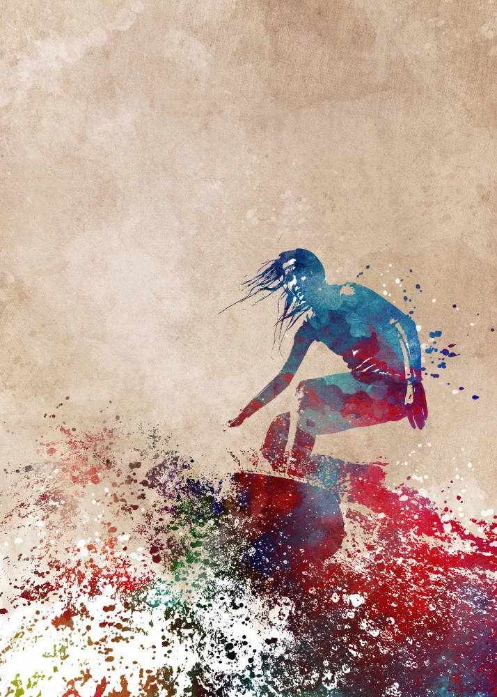 Jaszke, Justyna: Art sportif du surfeur