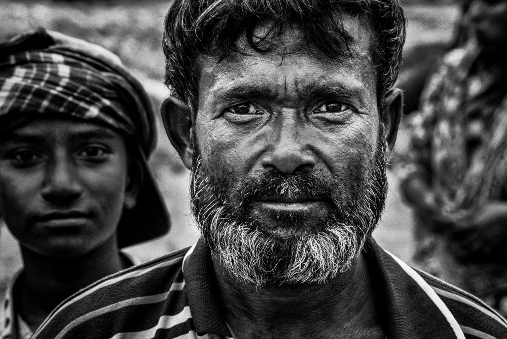 Garmendia, Inazio Joxe: Construction worker in the streets of Bangladesh