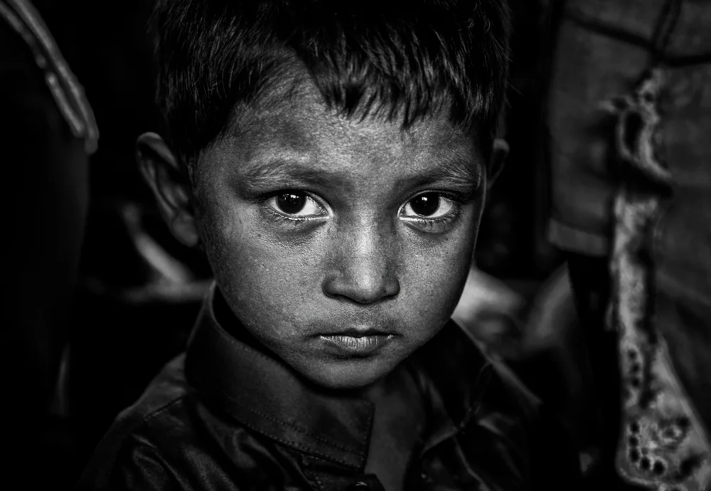 Garmendia, Inazio Joxe: Rohingya refugee child.