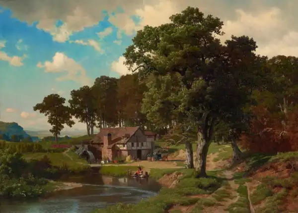 Bierstadt, Albert: A Rustic Mill