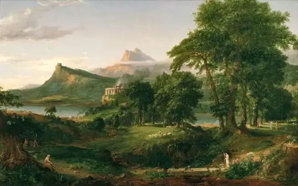 Cole, Thomas: The Course of Empire - The Arcadian or Pastoral State
