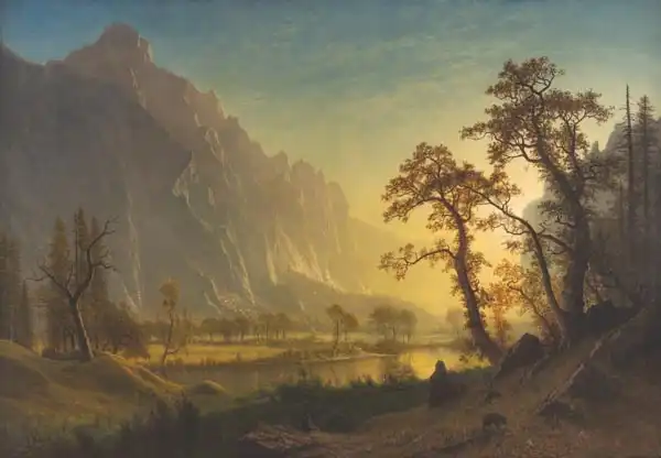 Bierstadt, Albert: Sunrise, Yosemite Valley