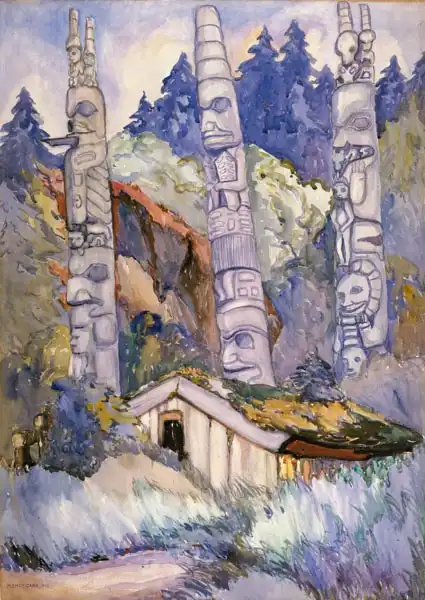 Carr, Emily: Haida Totems, Cha-atl, Queen Charlotte Island