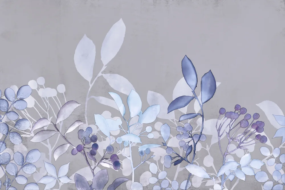 Haase, Andrea: Acuarela Pastel Jardín Azul