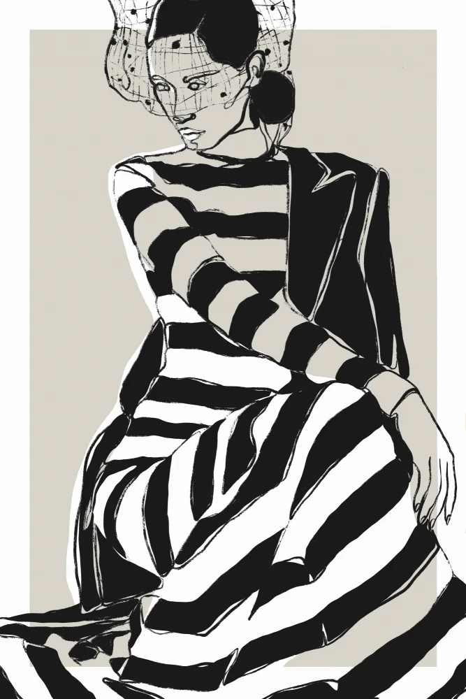 Treechild: Robe rayée