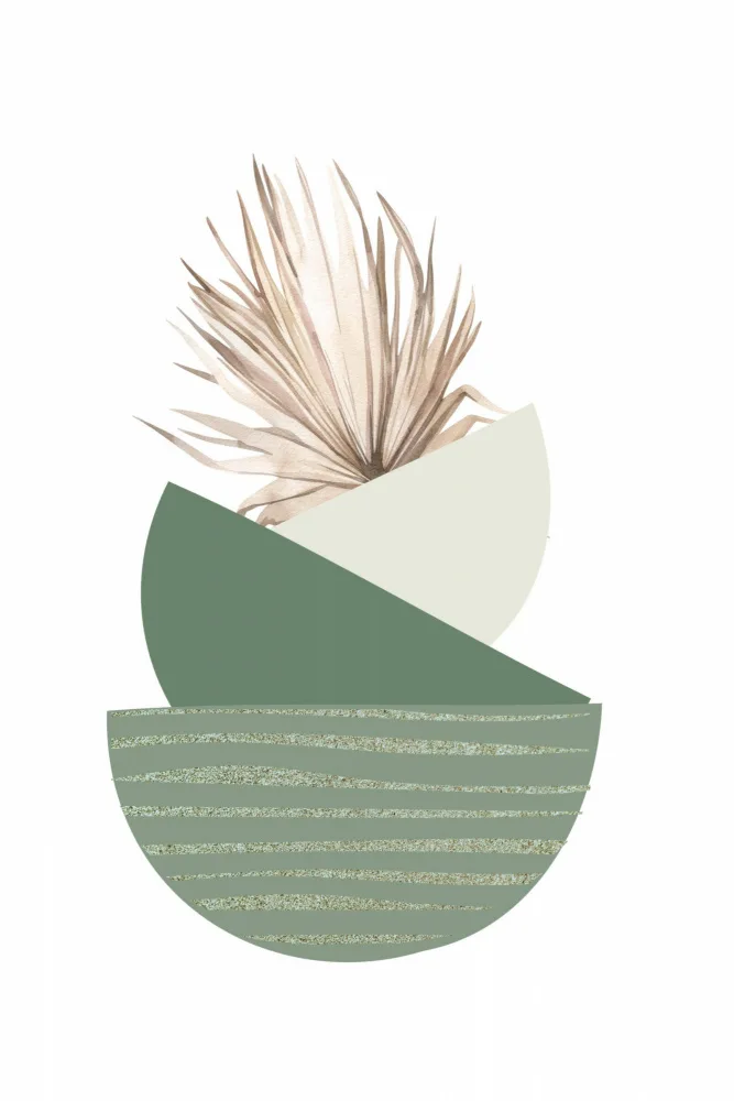 Moss, Ann Sally: Boho verde 1