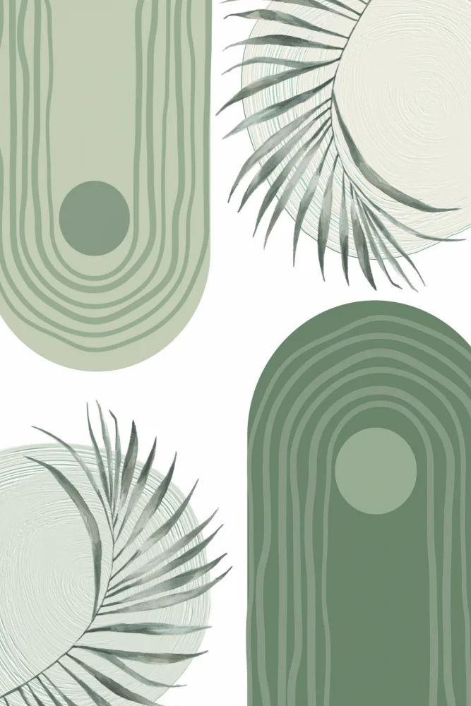 Moss, Ann Sally: Grüner Boho 3