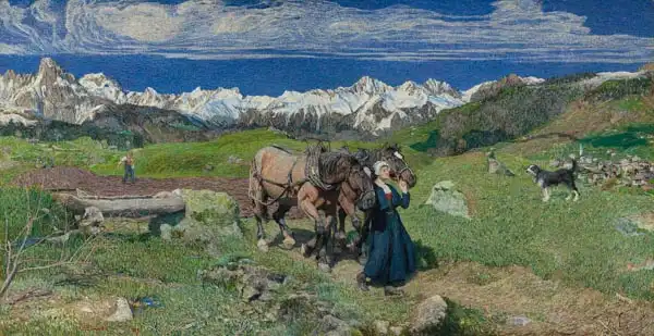 Segantini, Giovanni: Spring in the Alps