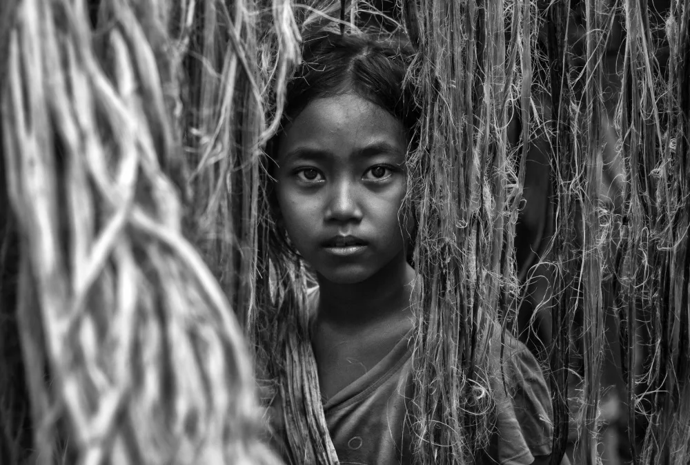 Act, Djeff: portrait kenaf child