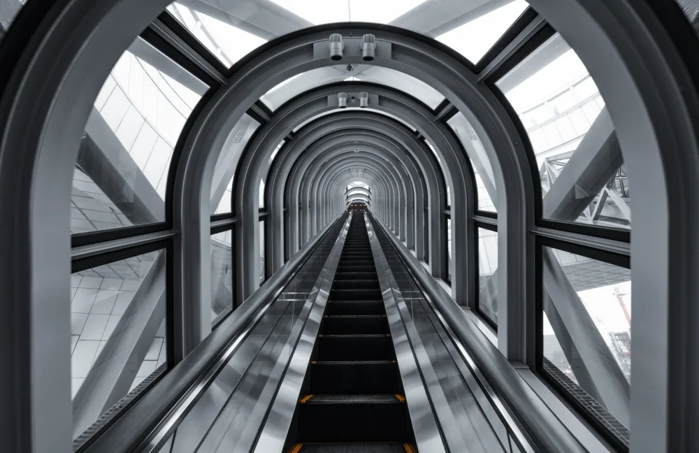 Hara, Tomoshi: escalator to the future