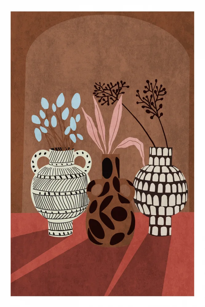 Tunaboylu, Emel: Vase à fleurs 5ratio 2x3 Impression par Bohonewart