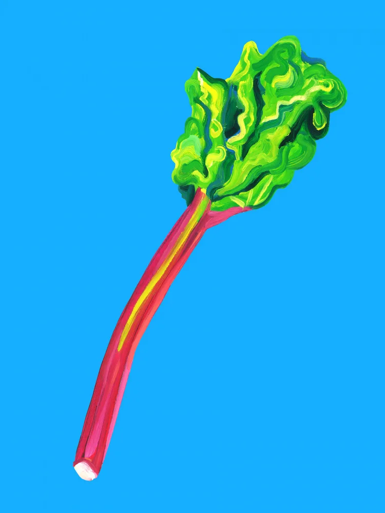 Straker, Alice: Rhubarb Light Blue