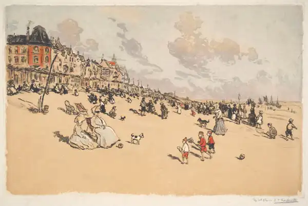 Raffaëlli, Jean-François: The Little Beach