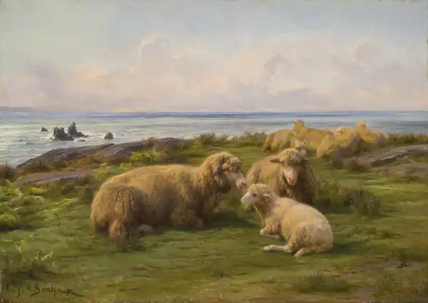 Bonheur, Rosa: Ovejas junto al mar