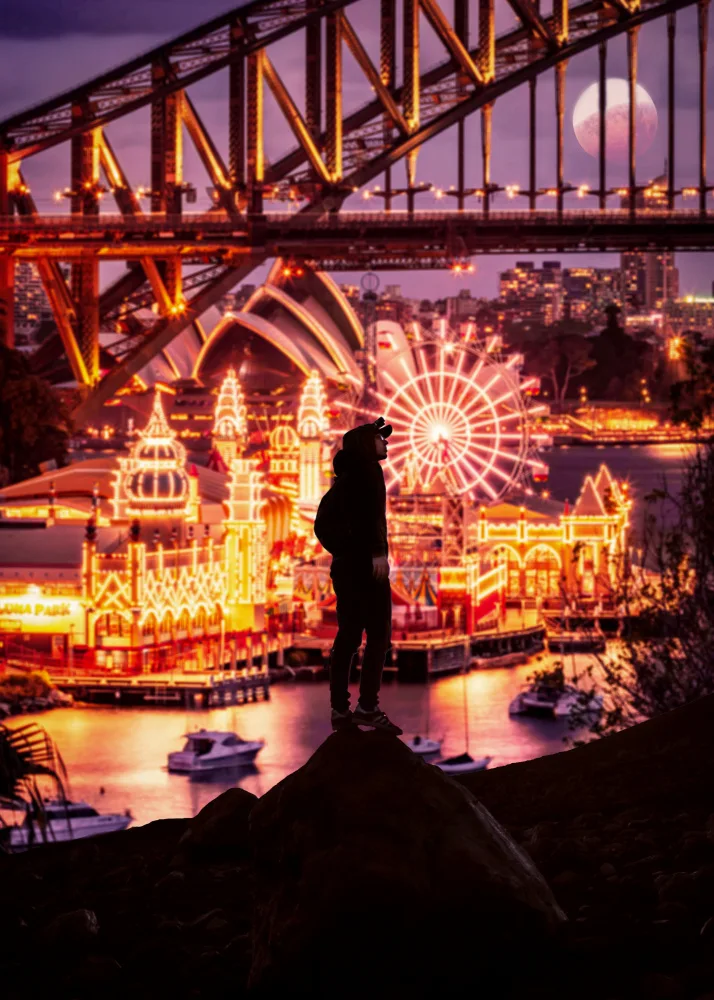 Barizi, Al: Sydney Harbor Bridge At Night