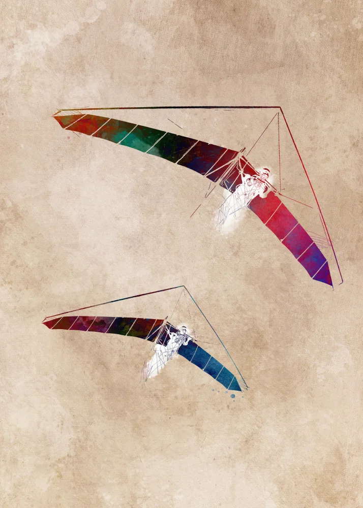 Jaszke, Justyna: Paraglider sport art #paraglider