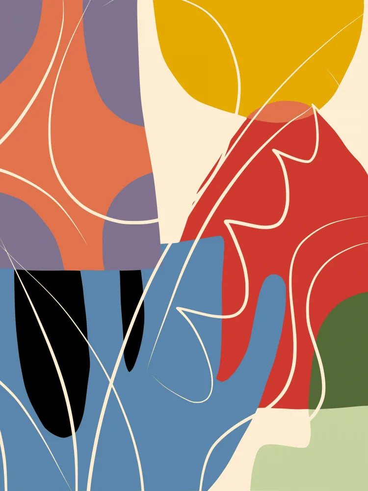 Dean, Little: Collage astratto di colori